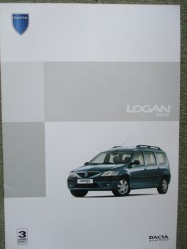 Dacia Logan MCV Katalog Österreich August 2007