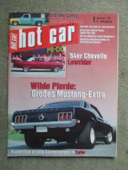 hot car 1/1993 64er Chevelle, 81er Chevy Pickup,70er Mustang,56er Chrysler, 80er Käfer