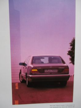 Mercedes Benz S-Klasse W140 S350 Turbodiesel S280 S320 S420 S500 S600 Katalog Februar 1994