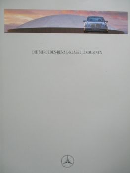 Mercedes Benz E-Klasse Limousinen W210 20d 290TD 300TD E200-E430 Katalog August 1997