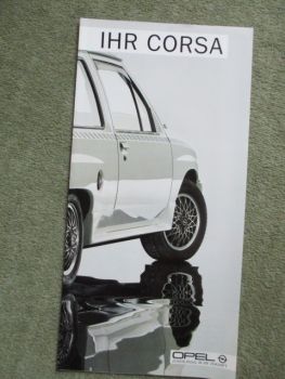 Opel Corsa A Zubehör Katalog April 1985