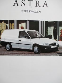 Opel Astra F Lieferwagen 44kw 52kw +1.7D 50kw Katalog Februar 1995+Preise