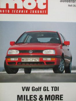 mot 26/1993 VW Golf II GL TDI Miles & More Sonderdruck