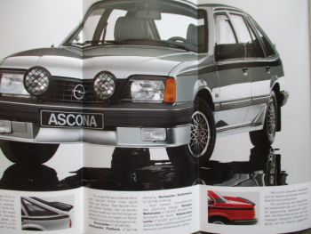 Opel Ascona C Zubehör Katalog April 1985