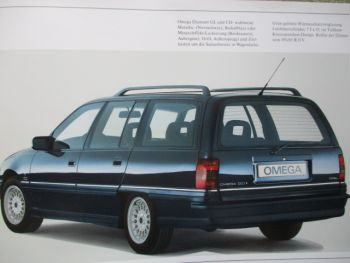 Opel Omega A +Caravan Diamant Katalog September 1990