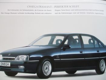Opel Omega A +Caravan Diamant Katalog September 1990