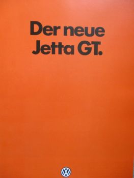 VW Jetta II GT Katalog August 1984 82kw/112PS
