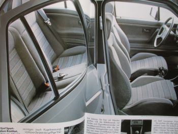 VW Jetta II GT Katalog August 1984 82kw/112PS