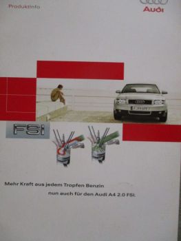 Audi A4 2.0FSI 8E B6 Katalog intern Mai 2002