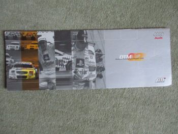 Audi DTM TT (8N) Abt Sportsline Flyer Termine Broschüre