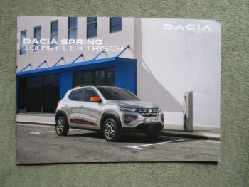 Dacia Spring 100% elektrisch Katalog September 2021