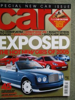 car 2/2005 Range Rover Sport,Bugatti Veyron,Boxster vs. SLK 350 vs. Z4 E85 vs. Honda S2000 vs. Elise 111R