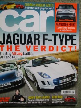 car 5/2013 Audi RS6,Renault Zoe, Vauxhall Cascada,BMW 3-series GT F34,Mercedes Benz SLS AMG