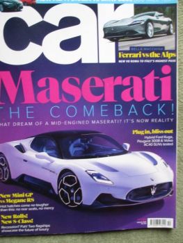 car 10/2020 Alfa Giulia vs. BMW 320i G20,Mini GP vs. Megane RS,Rolls-Royce Ghost II,Fiat 500 electric,McLaren 620R,e-2008