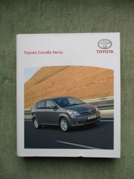 Toyota Corolla Verso Pressemappe 2006 +CD +Fotos
