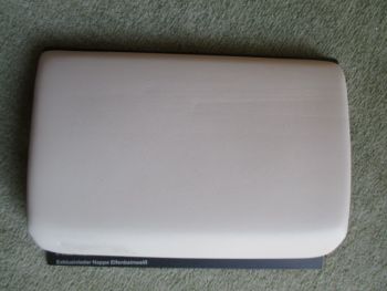 BMW Exklusivleder Nappa Elfenbeinweiß Muster ca. 10x15cm Format