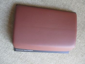 BMW Exklusivleder Nappa Zimtbraun Muster ca. 10x15cm Format