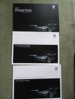 VW Phaeton Prospekt V6 4Motion V8 4Motion W12 +V6 TDI Katalog Oktober 2010+Preise
