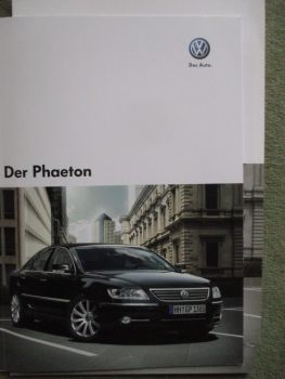 VW Phaeton Prospekt V6 4Motion V8 4Motion +W12 +langer Radstand Oktober 2007+Preisliste
