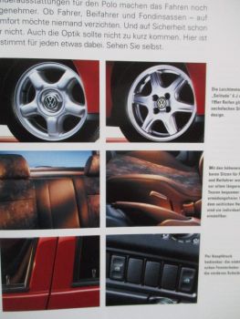 VW Polo 6N Vorstellung Buch +Open Air März 1999