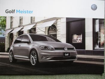 VW Golf VII Typ AU +R TDI Meister +Highline TSI Katalog Japan Dezember 2019