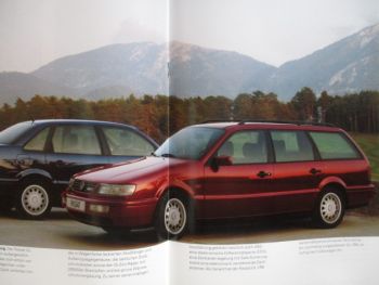 VW Passat VR6 +Variant Facelift Katalog Januar 1995