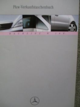 Mercedes Benz PKW Verkaufstaschenbuch A-Klasse BR 168 Oktober 1999