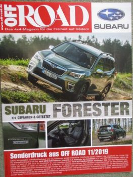 Off Road 11/2019 Subaru Forester 2.0ie Test Sonderdruck