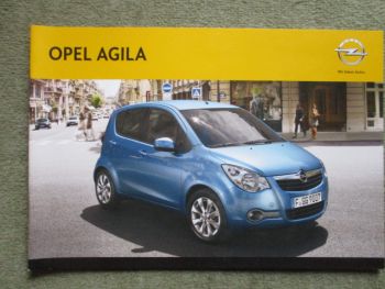 Opel Agila B 48kw 69kw Katalog 2009 +Preisliste April 2010