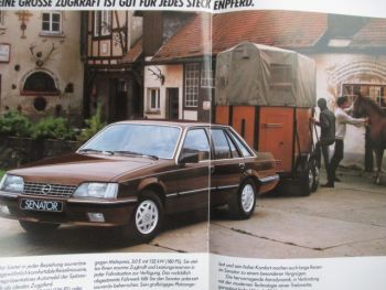 Opel Corsa A Kadett D +Caravan +Ascona +Manta +Rekord +Caravan +Senator +Monza Zugkräftig Katalog Februar 1983