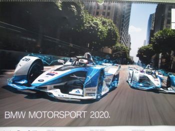 BMW Original Motorsport Kalender 2021 M4 Coupé, Formel Eins, Format 39x58cm