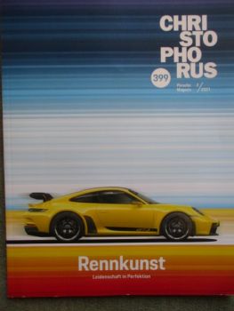 Christophorus 2/2021 nr.399 Rennkunst 356 V2,992 GT3,Taycan Turbo Cross Turismo