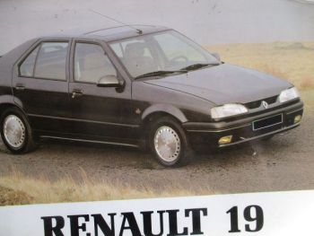 Renault 19 RL 1.2 RN RL 1.9D RN 1.e 1.9dT Anleitung 1994
