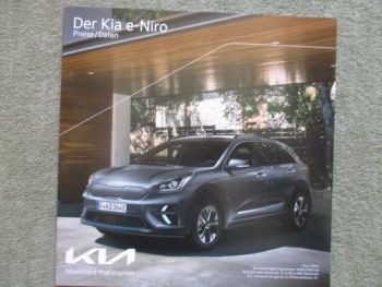 Kia e-Niro Preise Daten 100kw 150kw Modelljahr 2022
