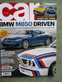 car 10/2018 BMW M850i G15 3.0CSL E9,Dallara Stadale,i30 Fastback N, Range Rover Sport P400e,Fabia,Nissan Leaf vs. e-Golf