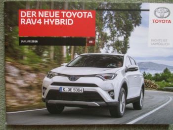 Toyota RAV4 Hybrid +Edition +Executive Pressemappe +Stick