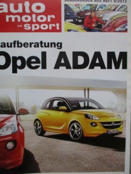auto motor & sport 9/2013 Kaufberatung Opel Adam Sonderdruck