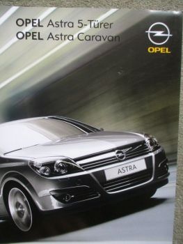 Opel Astra H 5-türer +Caravan +OPC Line Katalog August 2006