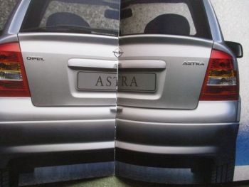 Opel Astra G Vorstellung Katalog November 1997