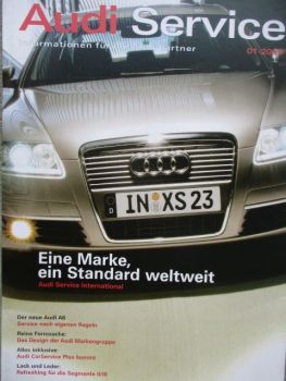 Audi Service Informationen für Audi Partner 1/2004 neue A6,