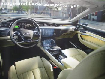 Audi e-tron +Sportback Typ GE Katalog business +advanced + S line +Preise Österreich Juni 2020
