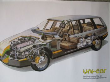 uni-car BMFT Forschungs-PKW der Hochschularbeitsgemeinscheift 1981
