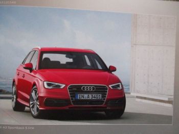 Audi A3 Sportback Typ8V Pressebox November 2012 +Stick