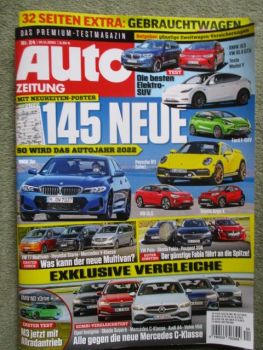 Auto Zeitung 24/2021 A4 Avant 40tfsi vs.C200 T vs. Insignia Sports Tourer 2.0DI turbo vs. SuperbCombi TSI vs. V60 B4