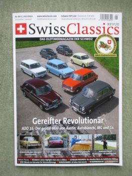 SwissClassics Revue 6/2021 Borgward Arabella,Austin Mini,MG,Autobianchi,BMW 8er Reihe E31 Kaufberatung