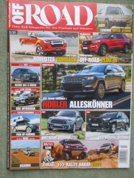 Off Road 3/2021 RUN-E Electric Cruiser,Isuzu D-Max,Ford Explorer,Mini Countryman,RAV4,Grand Cherokee,Suzuki SX4 S-Cross