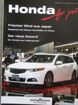 Honda Kundenmagazin 4/2008 Accord,Außenborder BF40 und BF50,