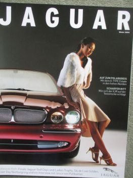 Jaguar Magazin Winter 2004 X-Type Estate,XJR,neue XJ
