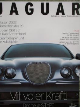 Jaguar Racing Magazin Frühjahr 2002 XKR,X-Type,neue S-Type