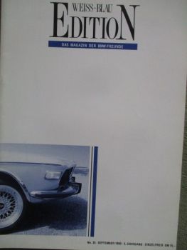 Edition Weiss Blau September 1990 Elvers CS Coupé,1500 Zweitürer Prototyp,Nullzwei 16V